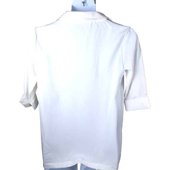 Shein Women Dressy White Shorts Set S NWOT - Picture 4 of 6